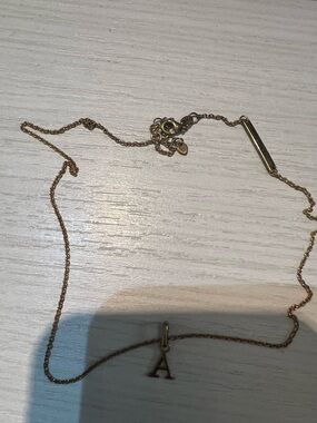 Spell and the Gypsy Gold Initial 'A' Pendant Necklace